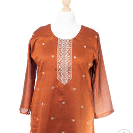 Elegant Brown Suit Set