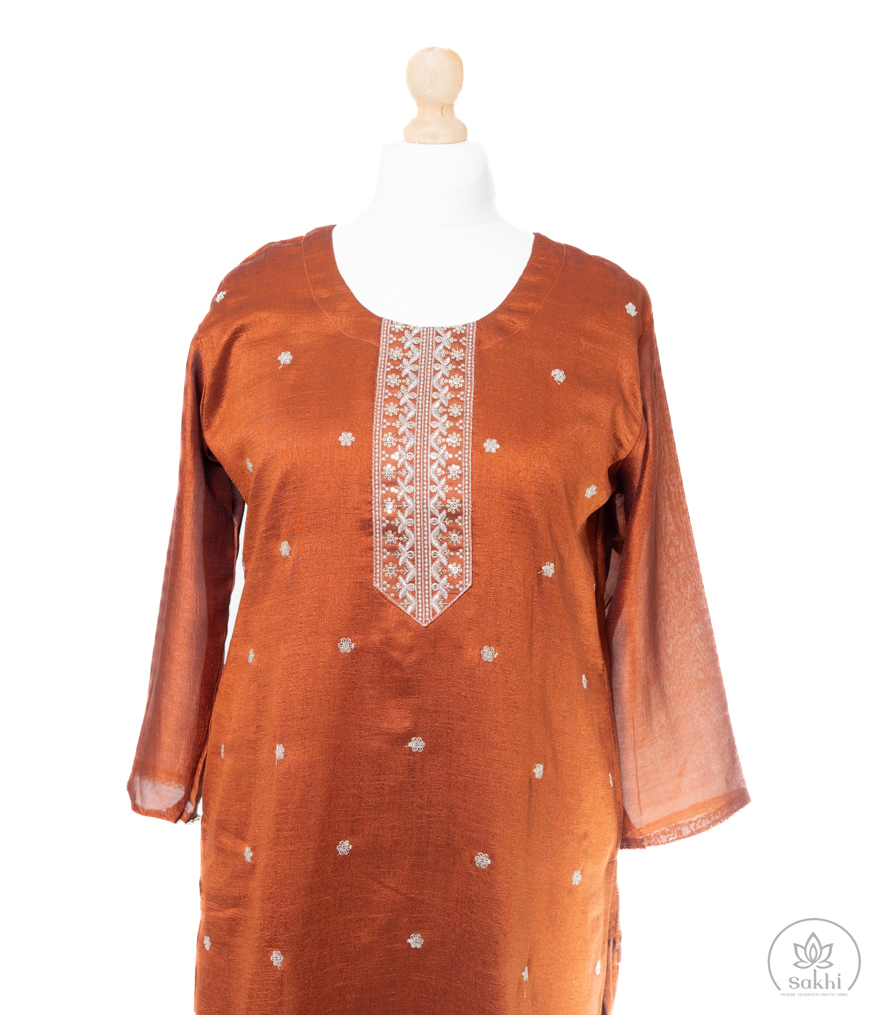 Elegant Brown Suit Set