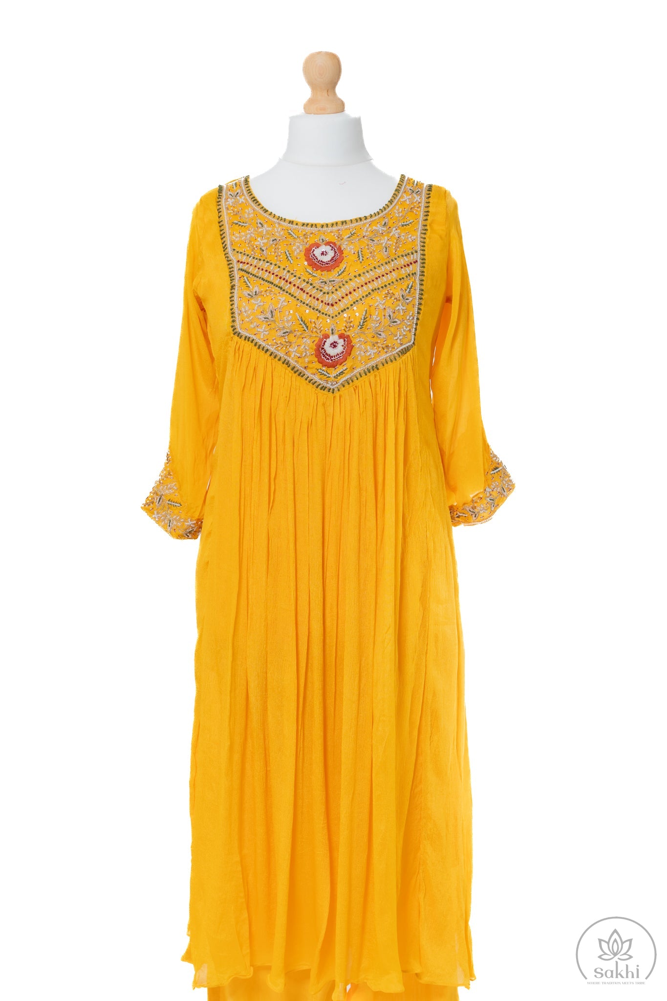 Sunshine Yellow A Line Suit Set