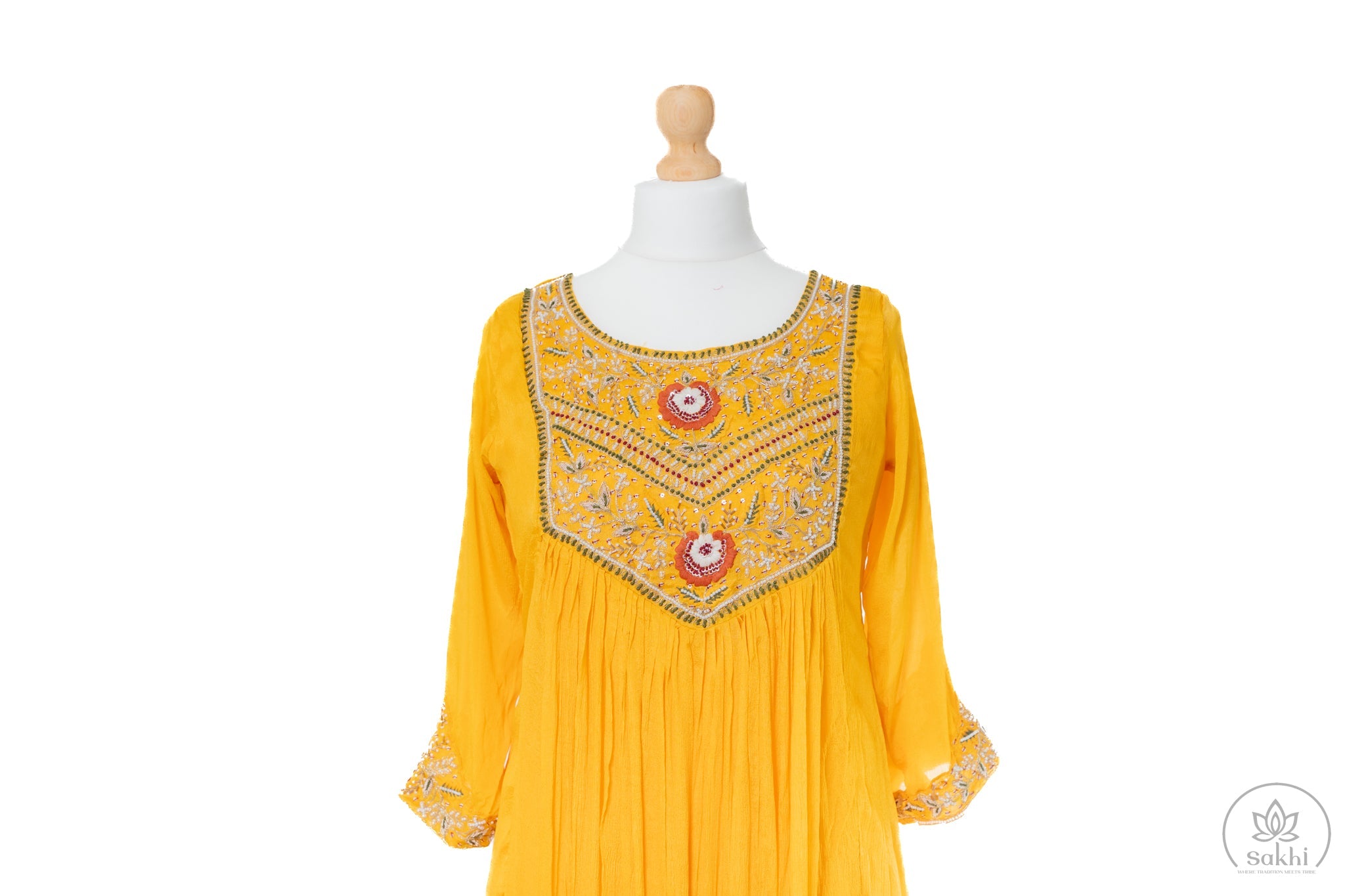 Sunshine Yellow A Line Suit Set