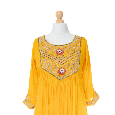Sunshine Yellow A Line Suit Set