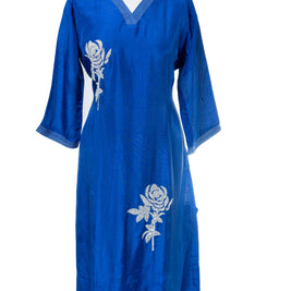 Royal Blue Hand Embroidered Suit Set