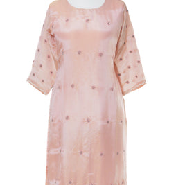 Blush Pink Bird Motif Suit Set