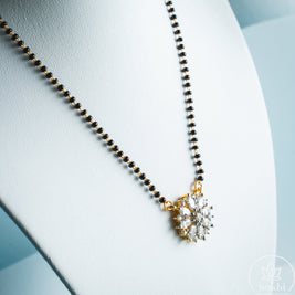 Starburst Radiance Black Beads Necklace