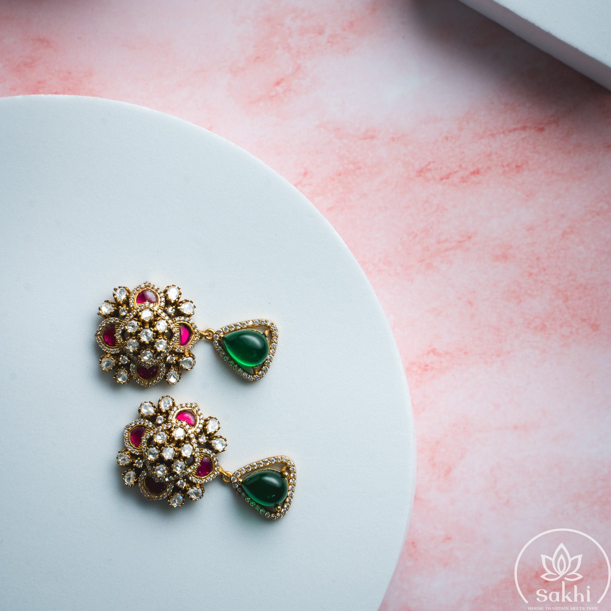 Emerald Noor Studs