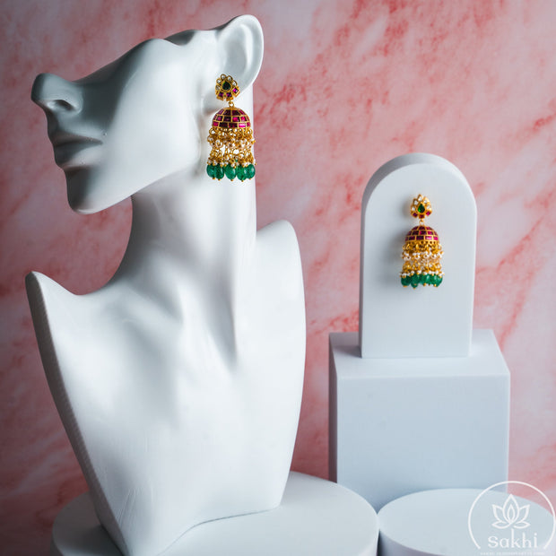 Traditional Wide Base Jhumkas