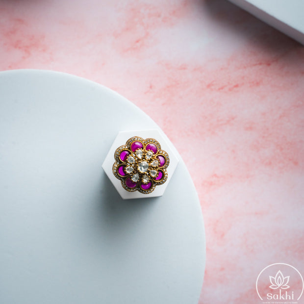 Royal Ruby Finger Ring 1