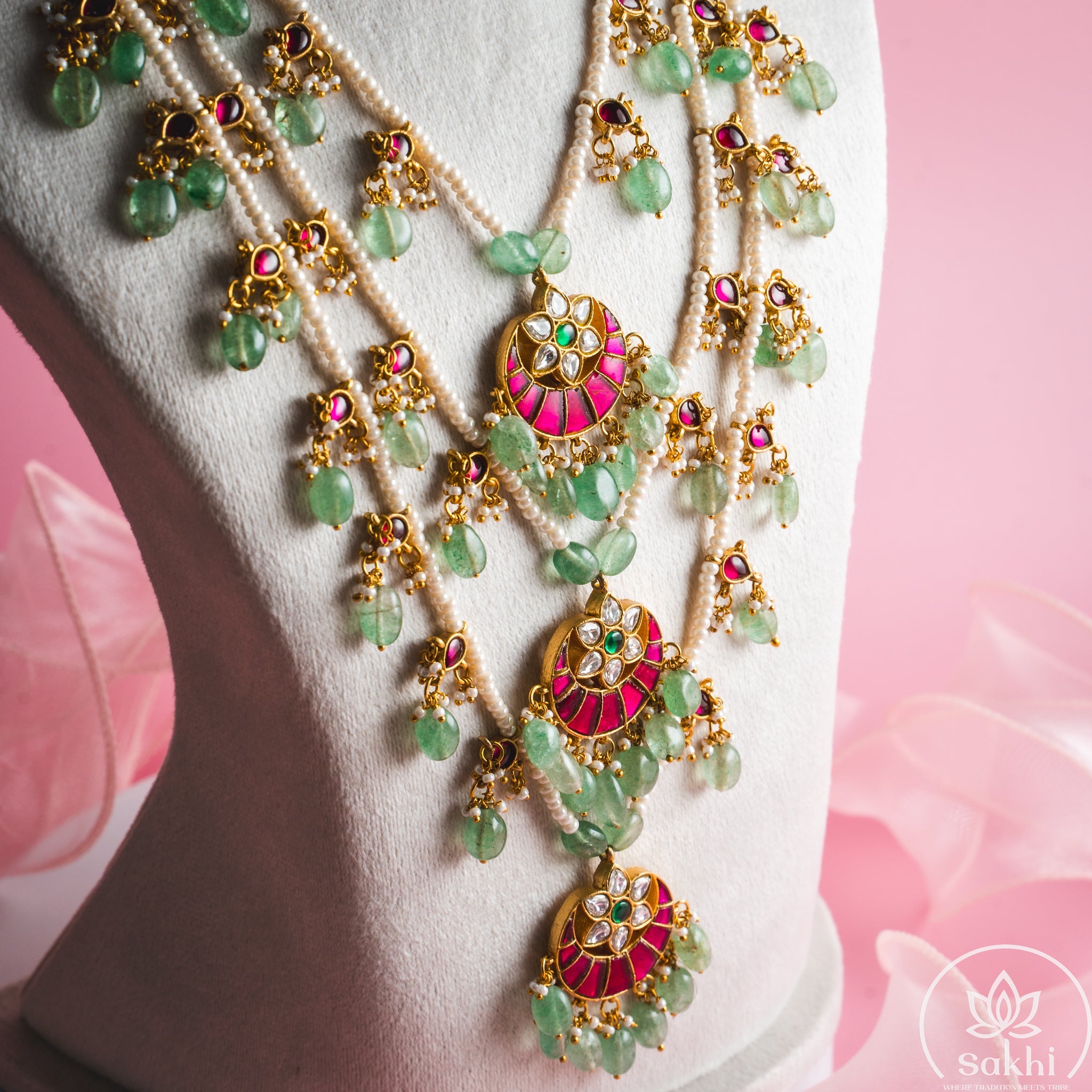 Multilayer Rani Necklace