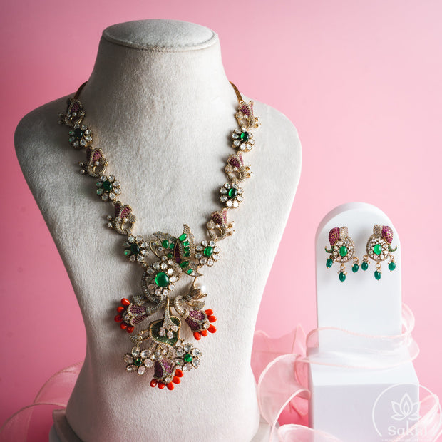 Elephant Inspired Necklace Set