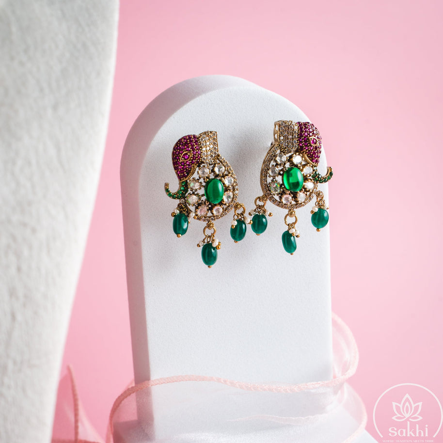 Elephant Inspired Necklace Set