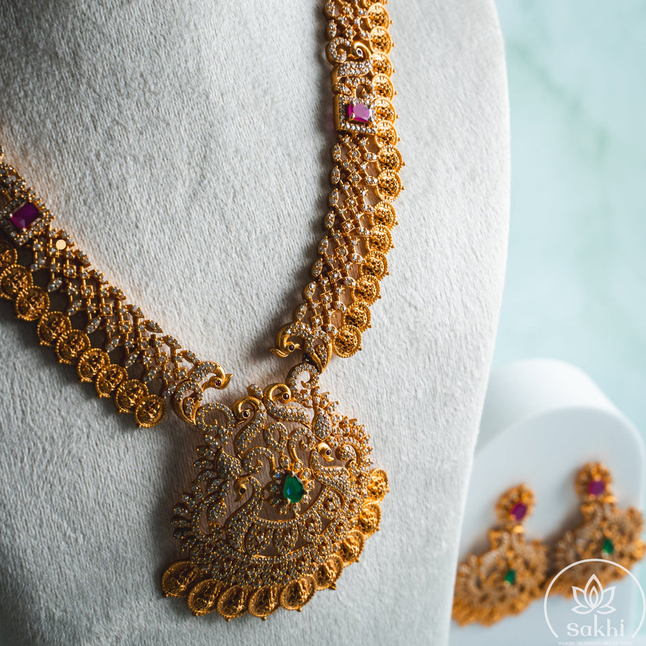 Kasu and Emerald Necklace Set