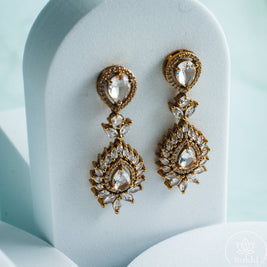 Marquise Stone Necklace Set