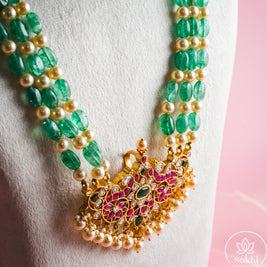 Grandeur Green Beads Necklace