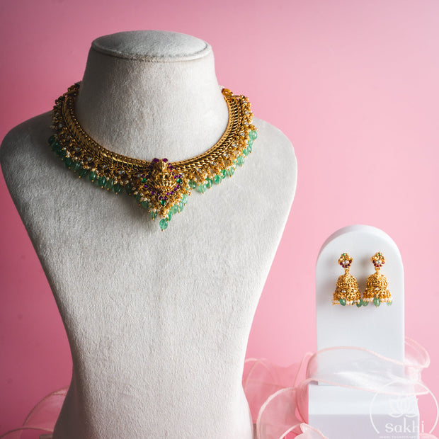 Lakshmi Jalabi Necklace Set