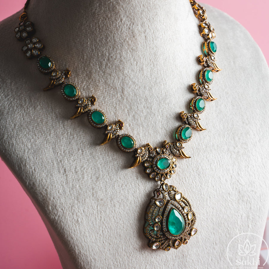 Parrot Victorian Necklace Set