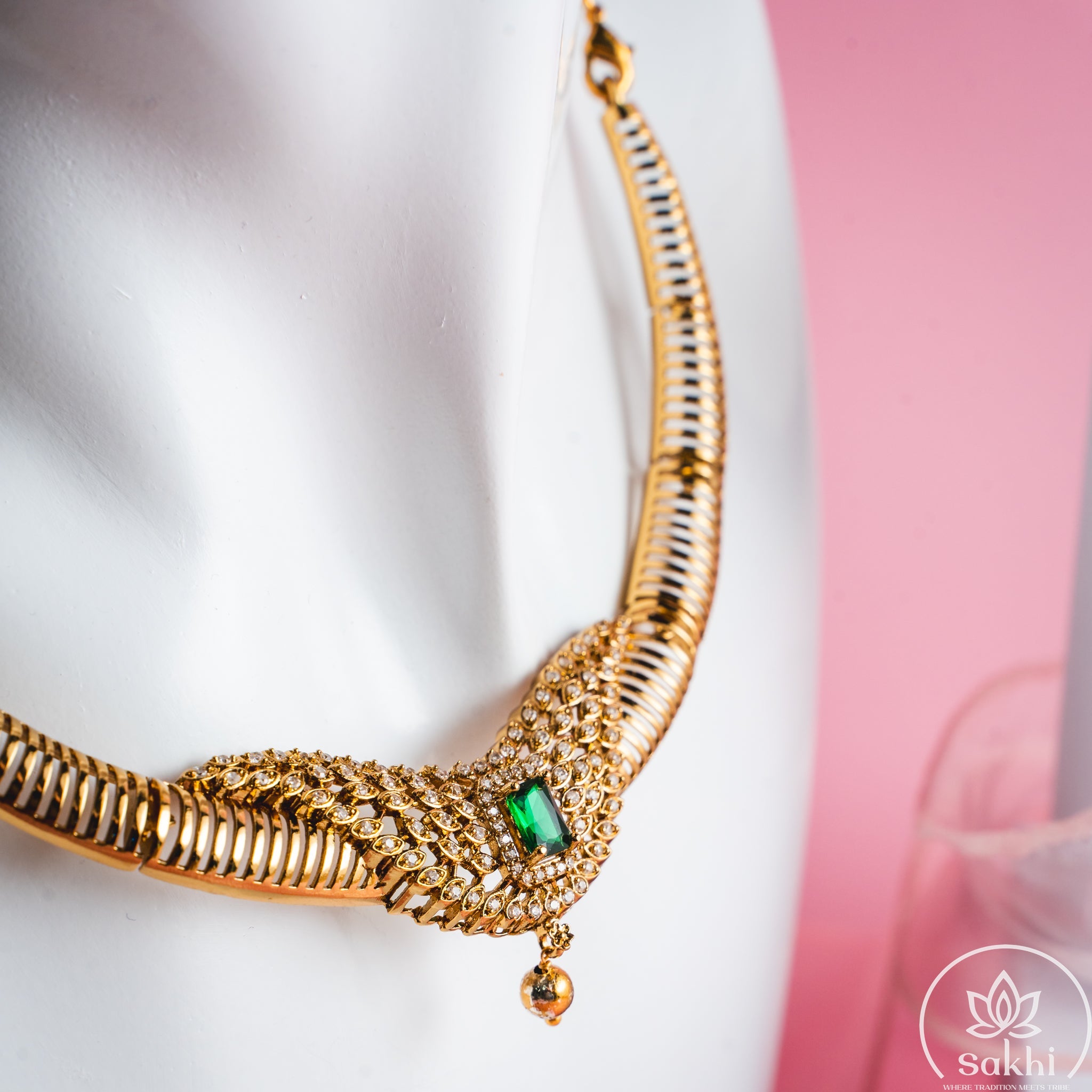 Lightweight Necklace Set (Green)