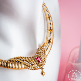 Lightweight Necklace Set (Ruby)