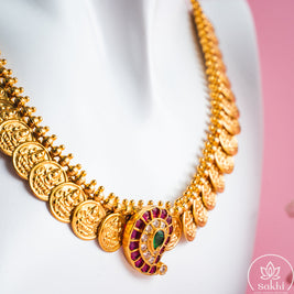 Lakshmi Kasu Mango Necklace Set