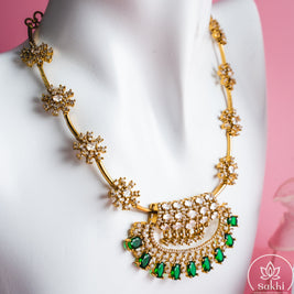 Sparkle Necklace Set (Green)