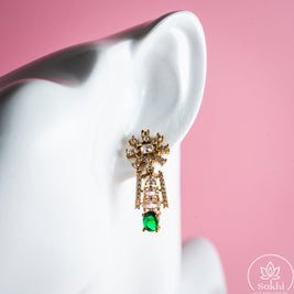 Sparkle Necklace Set (Green)