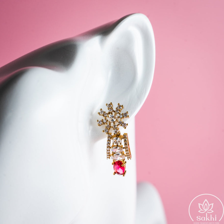 Sparkle Necklace Set (Ruby)