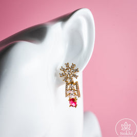 Sparkle Necklace Set (Ruby)