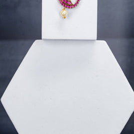 Bird Motif Pota Stone Necklace Set