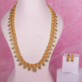 Classic Elegant Mango Bottu Haram Set