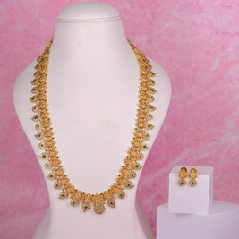 Classic Elegant Mango Bottu Haram Set