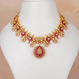 Traditional Jadau Kundan Necklace Set