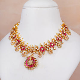 Traditional Jadau Kundan Necklace Set