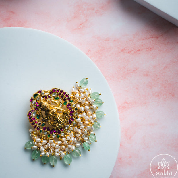 Goddess Lakshmi kundan Pendant