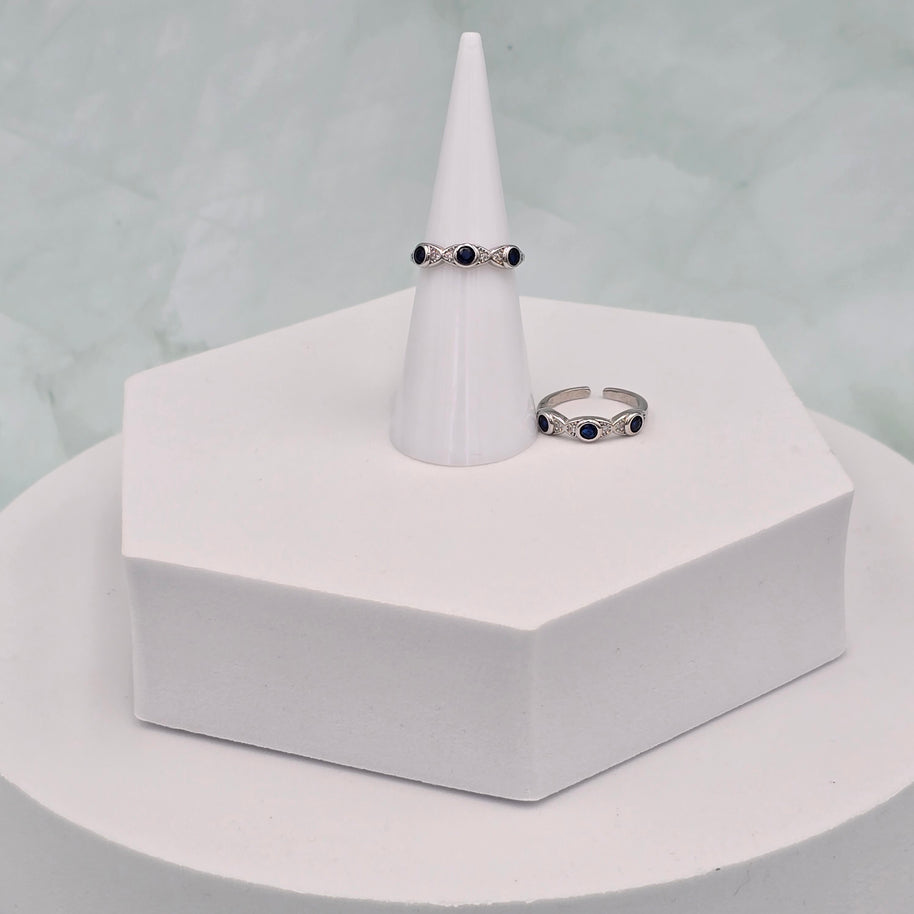 Blue Elegance 92.5 Sterling Silver Toe Ring