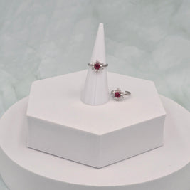 Floral Glow 92.5 Sterling Silver Toe Ring