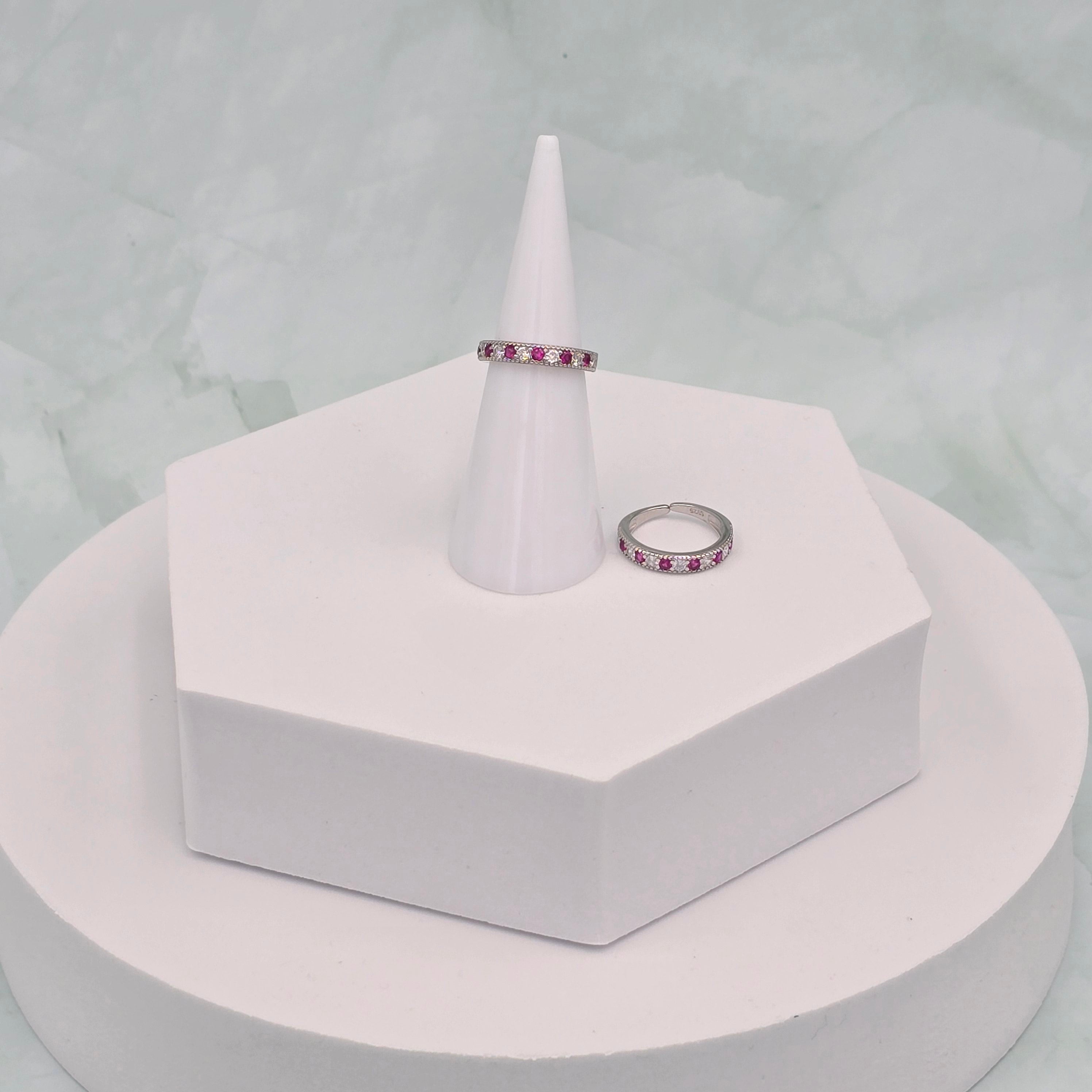 Ruby Shine 92.5 Sterling Silver Toe Ring