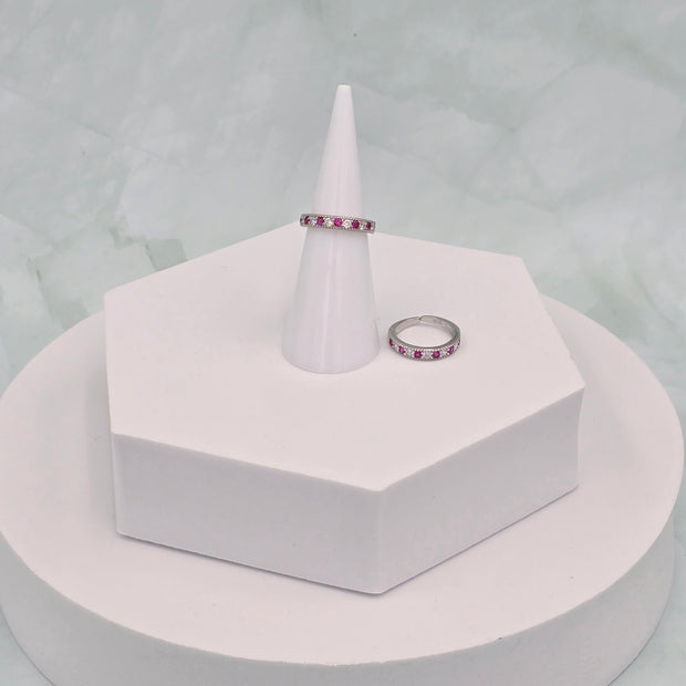 Ruby Shine 92.5 Sterling Silver Toe Ring