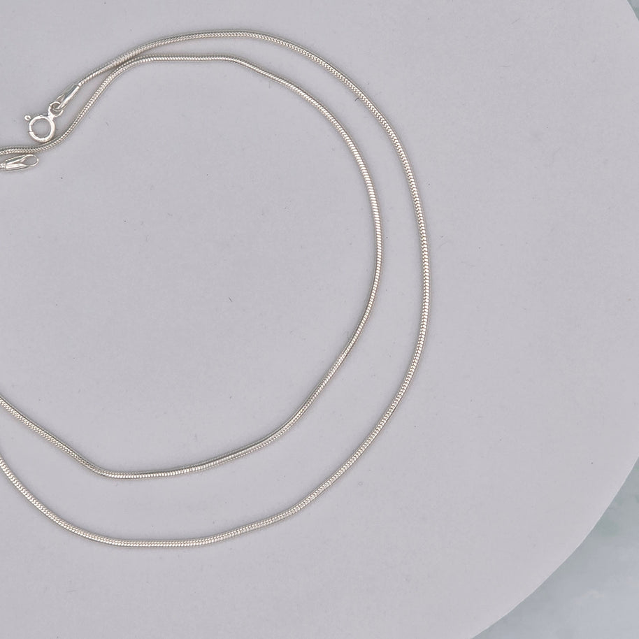 Classic Plain 92.5 Sterling Silver Anklets (Pair)