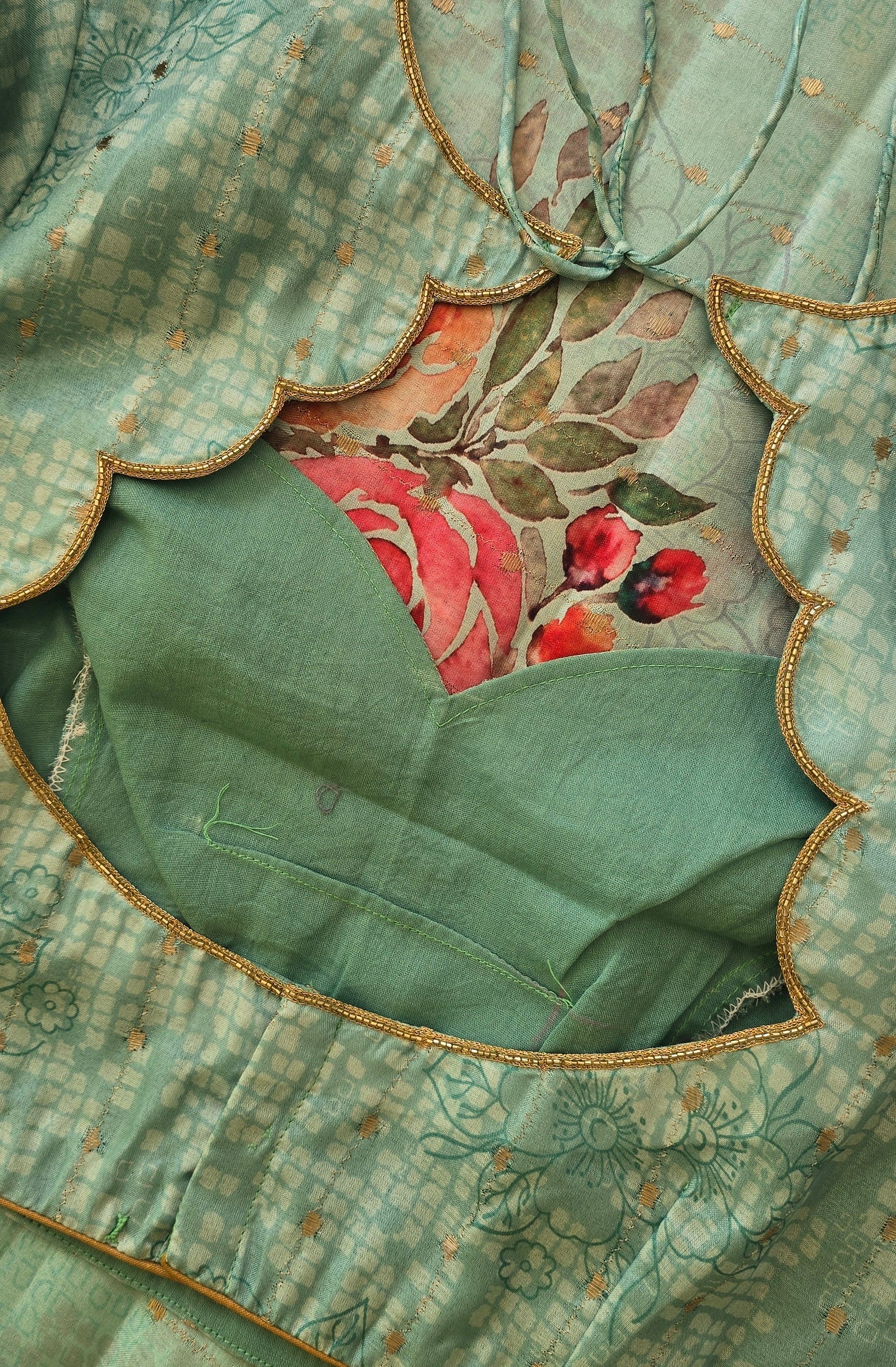 Green Soft Organza Saree With Matching Blouse