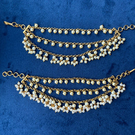 Elegant Pearl Ear Chain