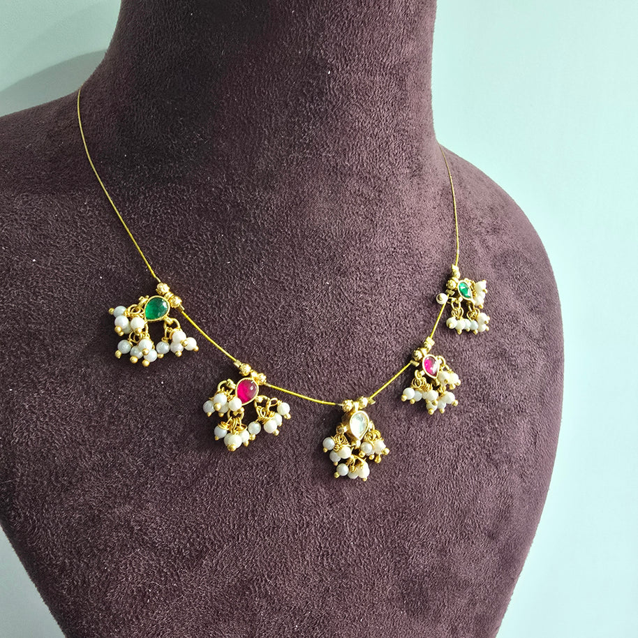 Charms Invisible Necklace Set