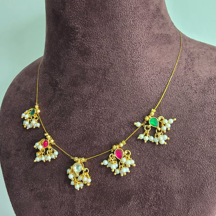 Charms Invisible Necklace Set