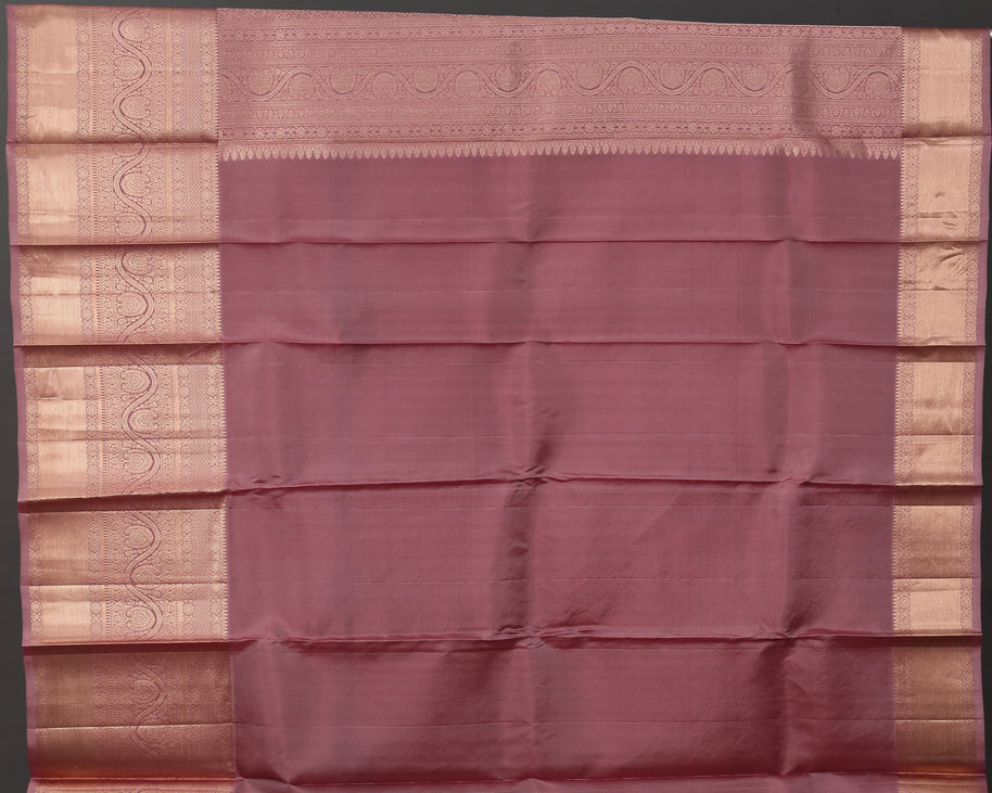 Mauve Kanchipuram Silk Saree