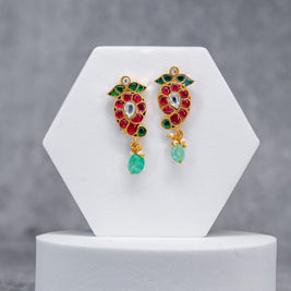 Petite Mango Jadau Earrings
