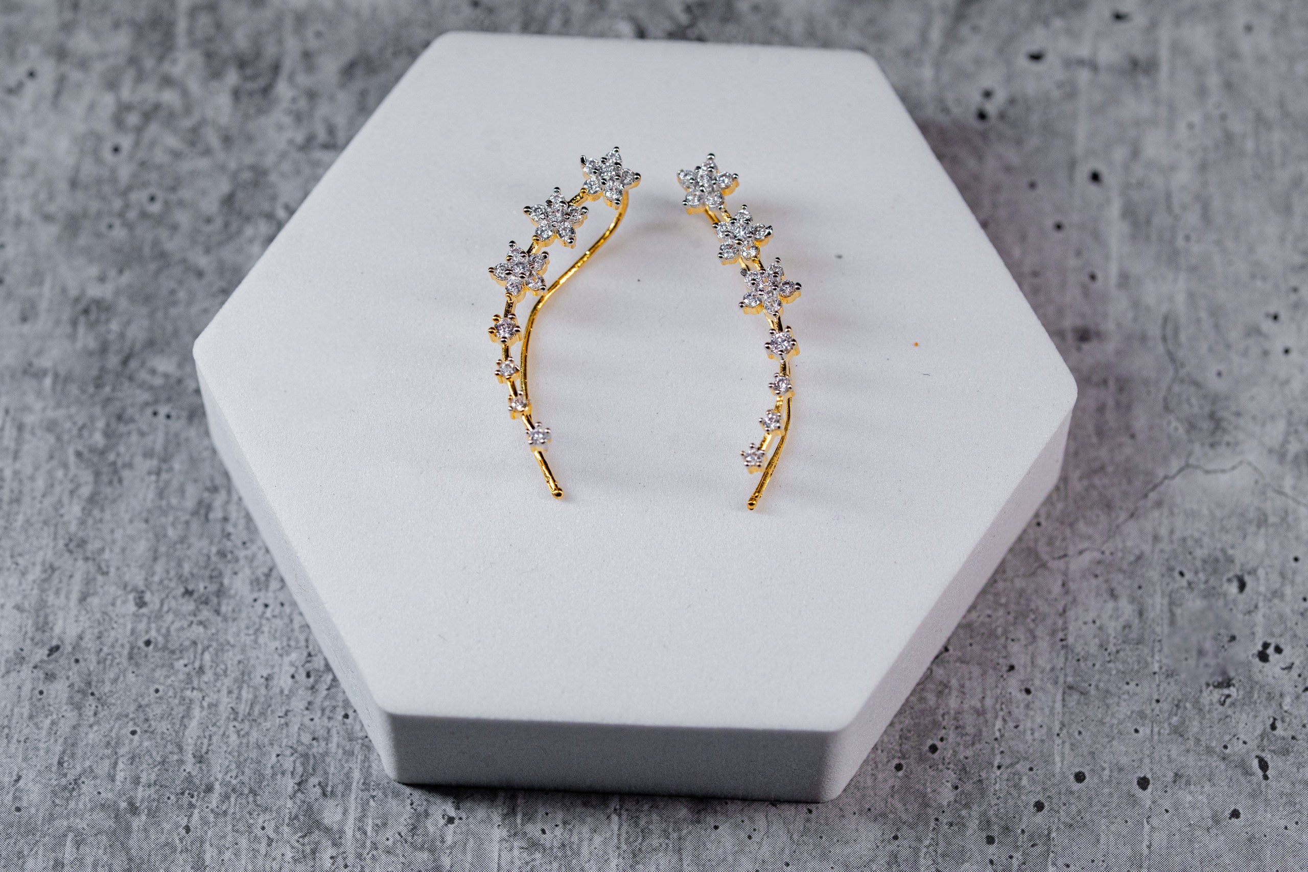 Diamond Star Ear Cuffs
