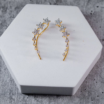 Diamond Star Ear Cuffs