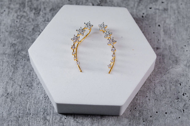 Diamond Star Ear Cuffs