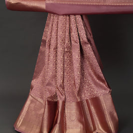 Mauve Kanchipuram Silk Saree