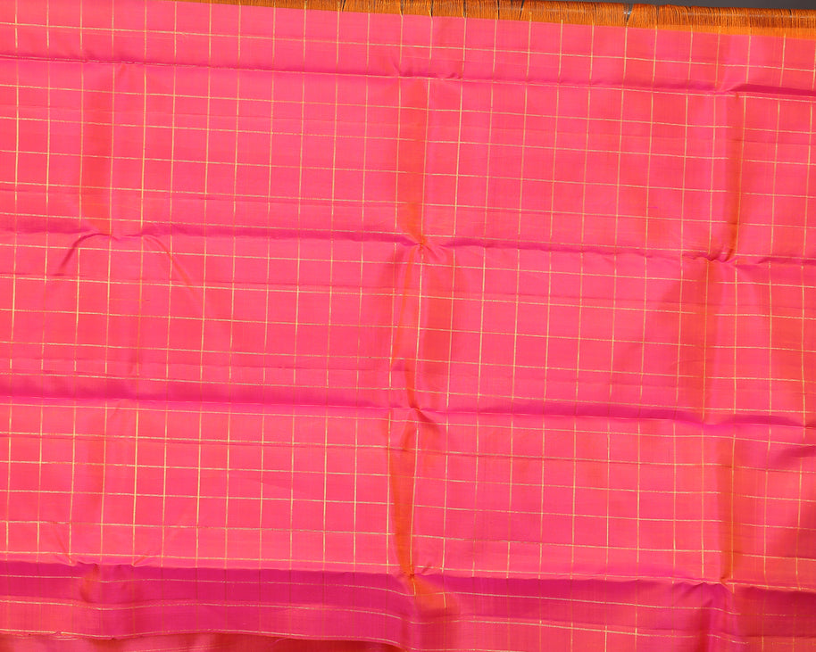 Multicolour Kanchipuram Silk Saree