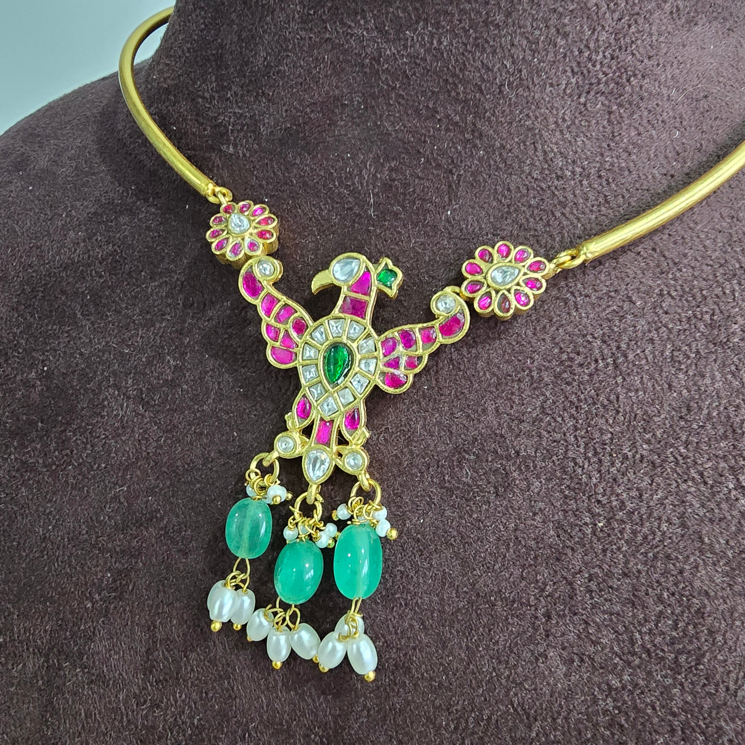 Bird Kanti Jadau Kundan Necklace