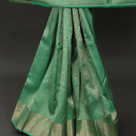 Pastel Green Kanchipuram Silk Saree